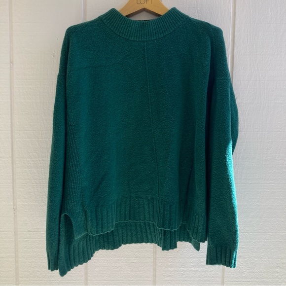 Caslon Women's XL Green Crew Neck Sweater Cozy Knit - Picture 1 of 6